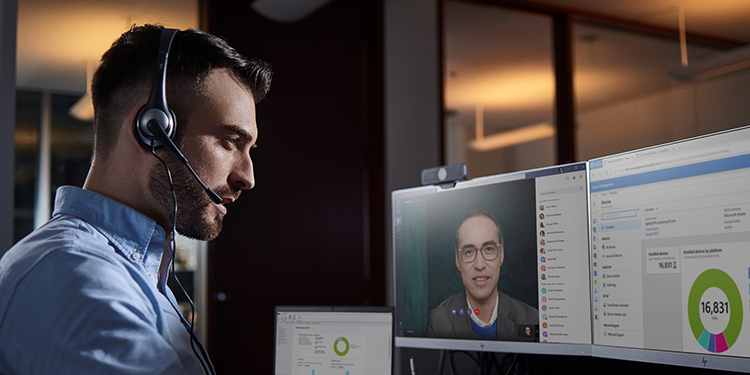 Working from home using Microsoft Teams